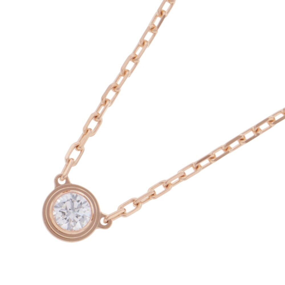 Cartier Damour Necklace SM Small Model Diamond 1P 0.09ct 18KPG B7215700 Penda...